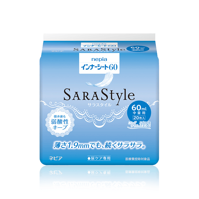 ネピア インナーシート SARAStyle（サラスタイル）｜吸水ケア用品 女性