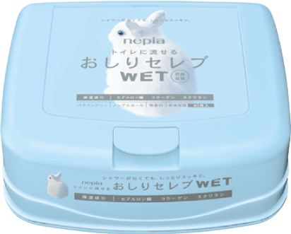 ネピアおしりセレブWET