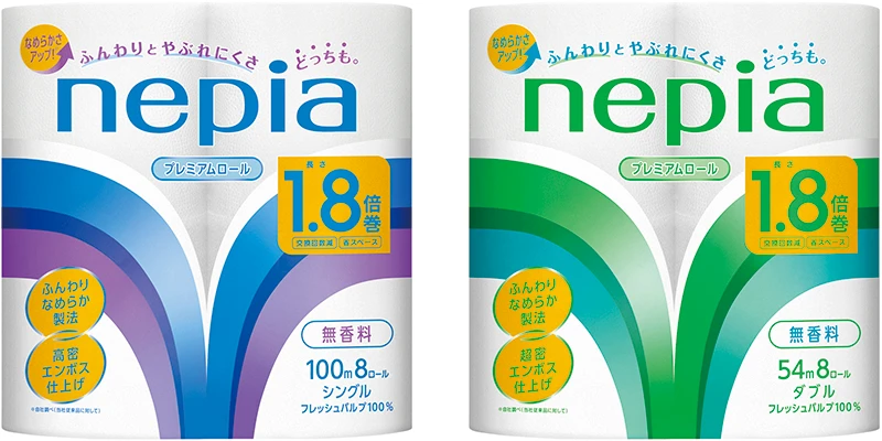 ネピア　トイレットロール1.8倍巻